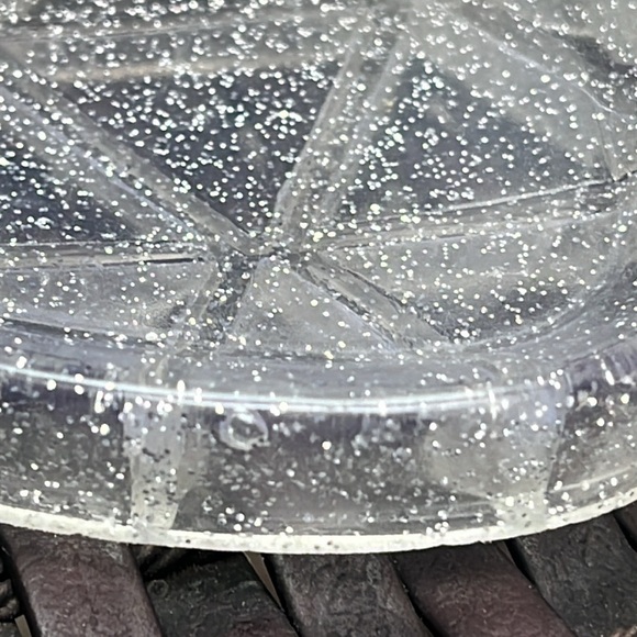 Bobbie brooks clear Jelly Slide On shoes large 9/10 - Picture 3 of 8